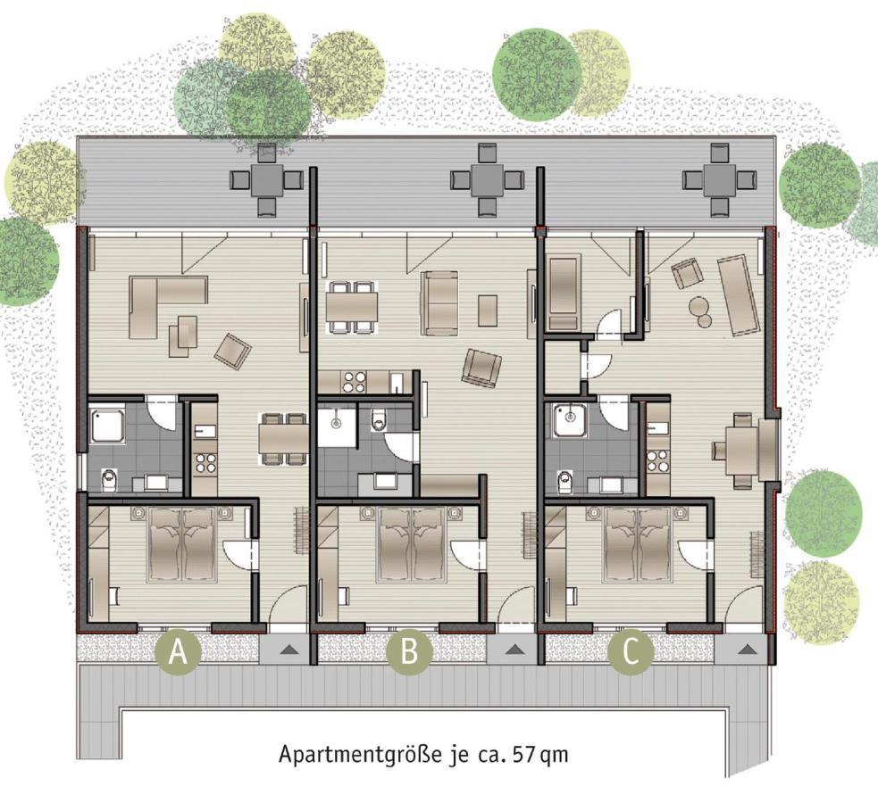 Steigerwald-Apartments Ebrach 外观 照片